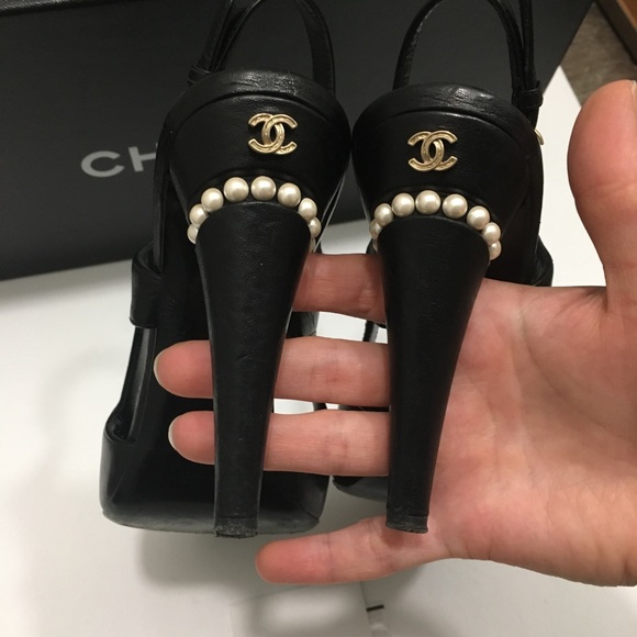 CHANEL Shoes - 💯 AUTH CHANEL CC Slingback Pearl Pump